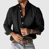 Jasper - Clean-Cut Soft-Blend Dress Shirt