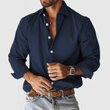 Jasper - Clean-Cut Soft-Blend Dress Shirt