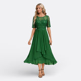 Madison - Lace Dress with Short Sleeves