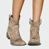 Lacey - Retro Cowboy Ankle Boots