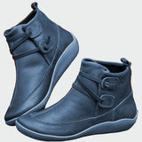 Abigail - Premium Orthopaedic Faux Leather Ankle Boots
