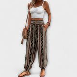 Grace - Ethnic Graphic Wide Leg Pants