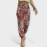 Grace - Ethnic Graphic Wide Leg Pants