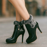 Hannah - Warm Heeled Boots