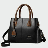 Bridget - Snake-Accent Faux Leather Bag