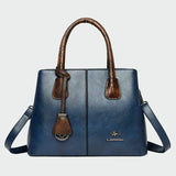 Bridget - Snake-Accent Faux Leather Bag