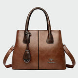 Bridget - Snake-Accent Faux Leather Bag