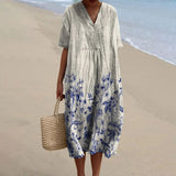 Alice - Porcelain Print Dress