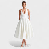 Audrey - Elegant Midi Dress