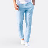 Archie Lightweight Linen Casual Trousers