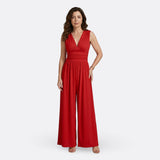 Aria - Sleeveless Wide-Leg Jumpsuit