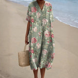 Poppy - Retro Floral Midi Dress
