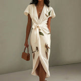 Isabel - Midi Dress with Bow