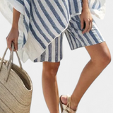 Salomé - Striped Blouse and Shorts Set