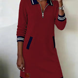 Catalina | Long Sleeve Cotton Dress