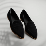 Harriet - Faux Leather Orthopaedic Loafers