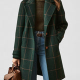 Gloria - Classic Plaid Coat