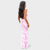 Mara - Pink Floral Dress