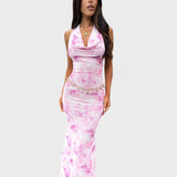 Mara - Pink Floral Dress