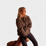 Gina - Modern Leopard Print Coat