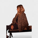 Gina - Modern Leopard Print Coat