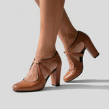 Piper - Cross-Strap Heels