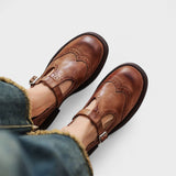 Sophie - Premium Faux Leather Mary Janes