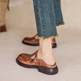 Sophie - Premium Faux Leather Mary Janes