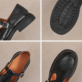 Sophie - Premium Faux Leather Mary Janes