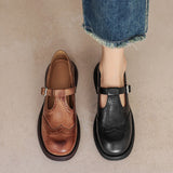 Sophie - Premium Faux Leather Mary Janes