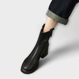 Lara - Women's Rubber and Faux Leather Boots